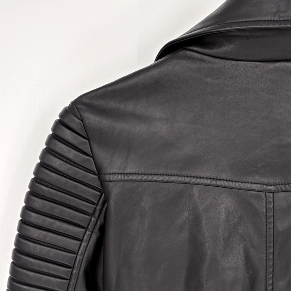 DAUNTLESS NYC | Vegan Leather Moto Biker Jacket in Black | S - Picture 12 of 14